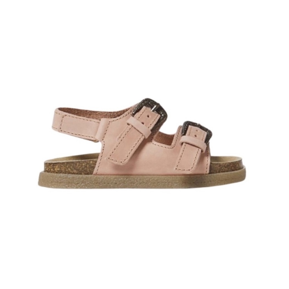 ZARA TODDLER GIRL BUCKLED LEATHER SANDALS - Picture 3 of 6